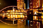 Night:Bridge over the Yarra by daniellepowell82