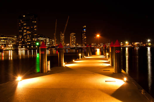 Night: Docklands Pier