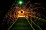 Steel wool on a Pier by daniellepowell82