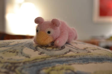 Needle Felted Slowpoke 2