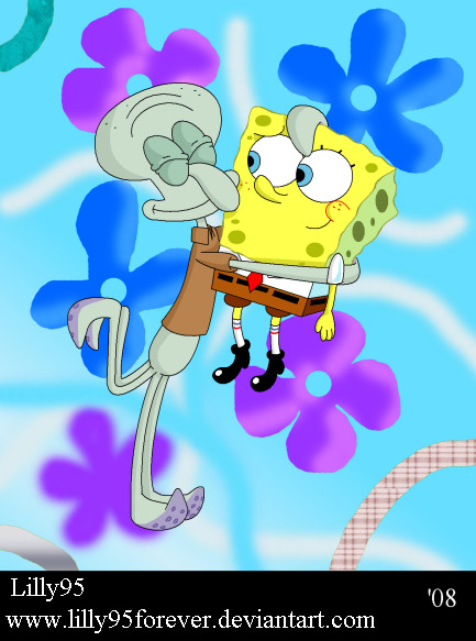 Spongebob And Squidward Friend By Lillayfran On Deviantart