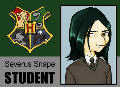 Hogwarts Student ID Badge - Severus Snape