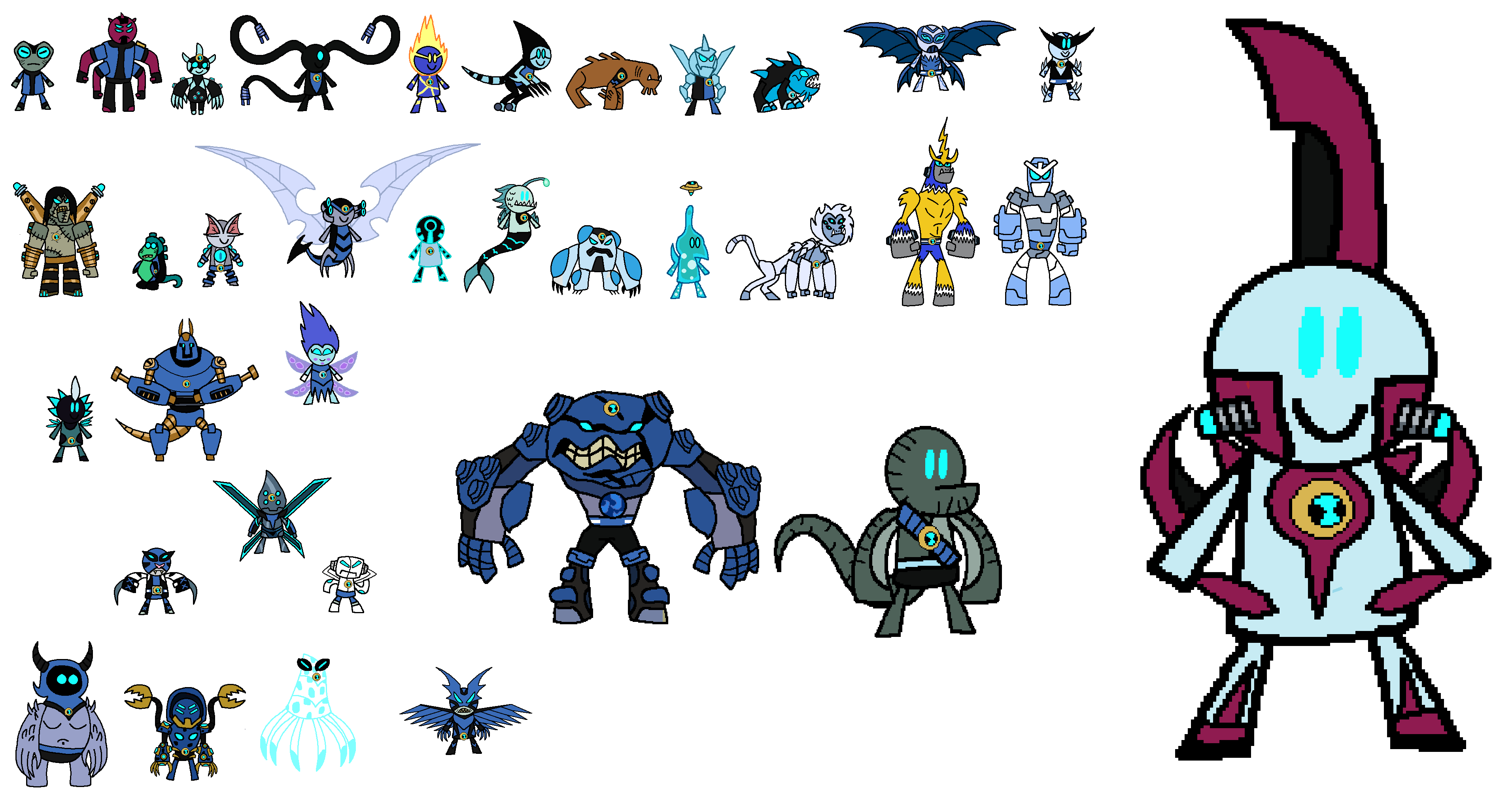 Ben 10 Omniverse Aliens by DanOcean on DeviantArt