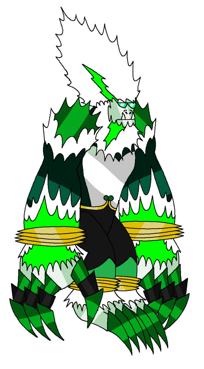 Monkey Form Deviantart Fusion-X's Monking Merged Mode (Thunder Ape Form) by Animallover4813 on ...
