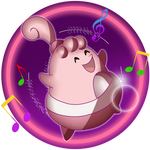 Happiny used Round! by Little-Papership