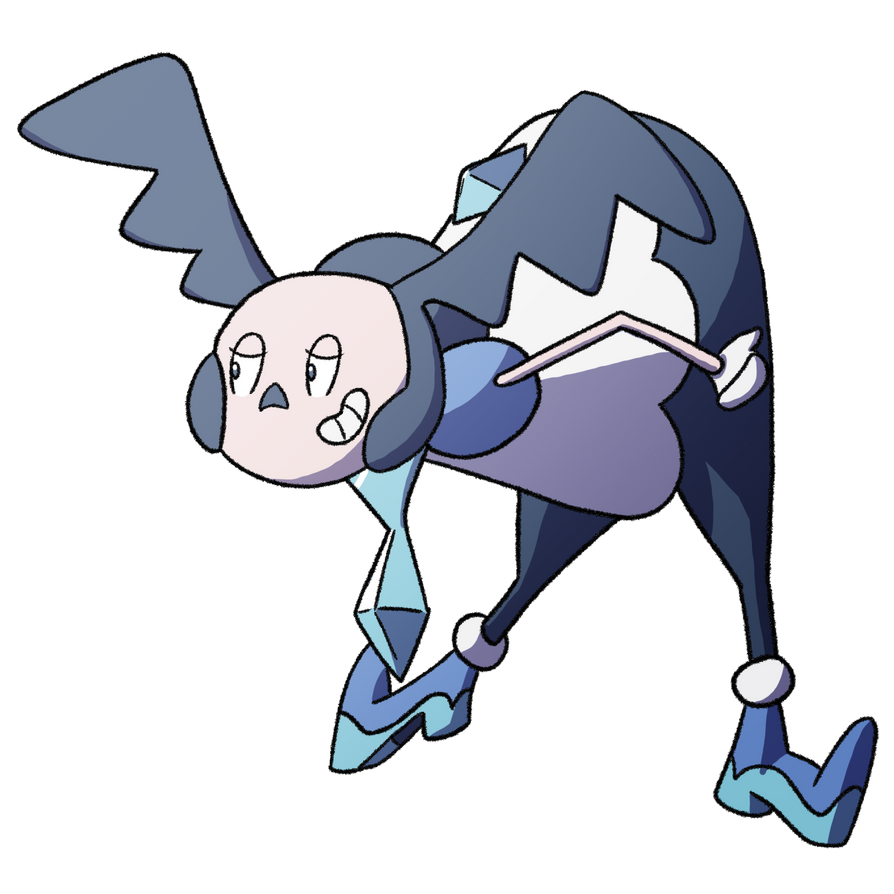 Galarian Mr. Mime by Little-Papership on DeviantArt
