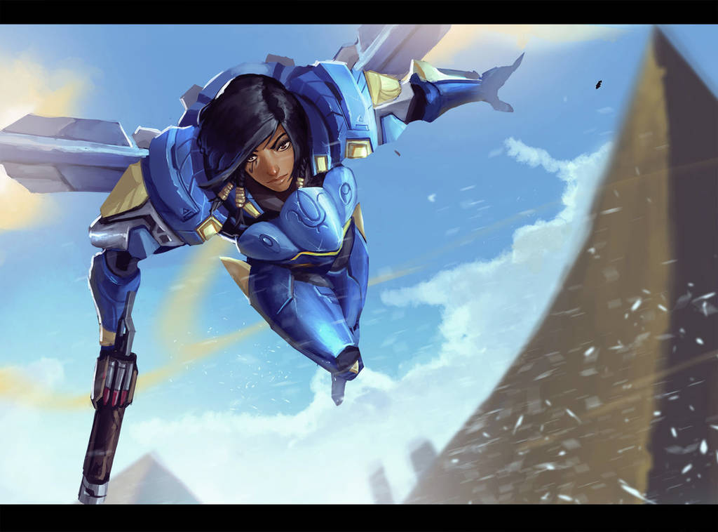 Pharah Fanart by Su-Pra