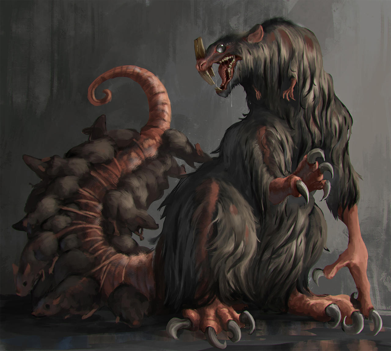Rat king by Muns11 on DeviantArt