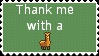 STAMP- ''Thank me with a llama''