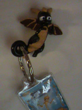 Spyro- Dark Spyro Keychain