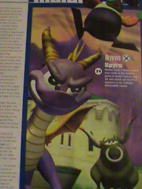 Spyro-Rare Photo From Playstation Pro Issue 26