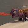 Skylanders-Custom Glittery McDonalds Spyro Toy