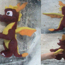 Spyro-Custom Standing Flame Plush For Sale