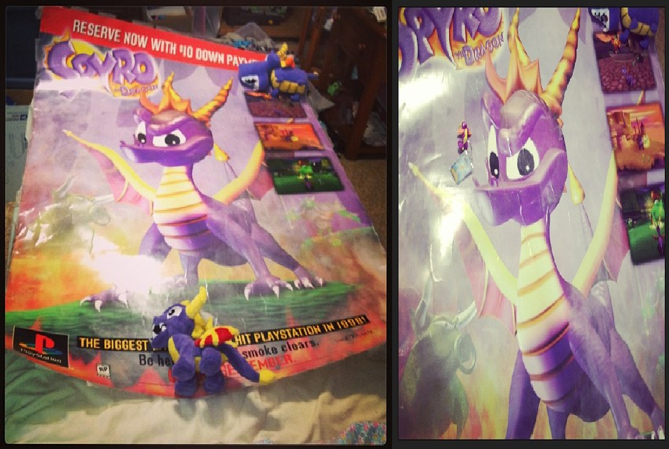 Spyro-Gigantic Spyro the Dragon Poster