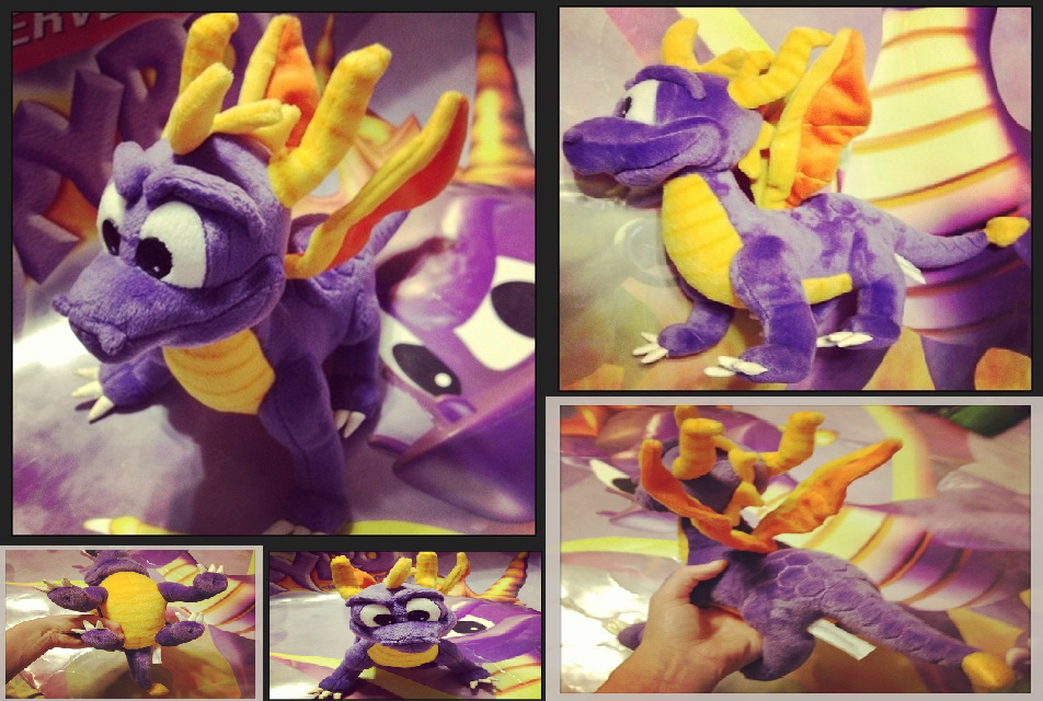 Spyro-Ultra Rare 1998 Quadruped Plush (Redo Pics)