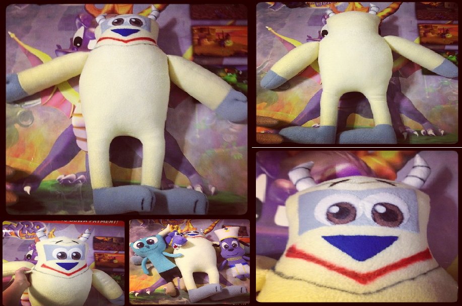 Spyro-Giant Bently Plushie by PlushBuddies