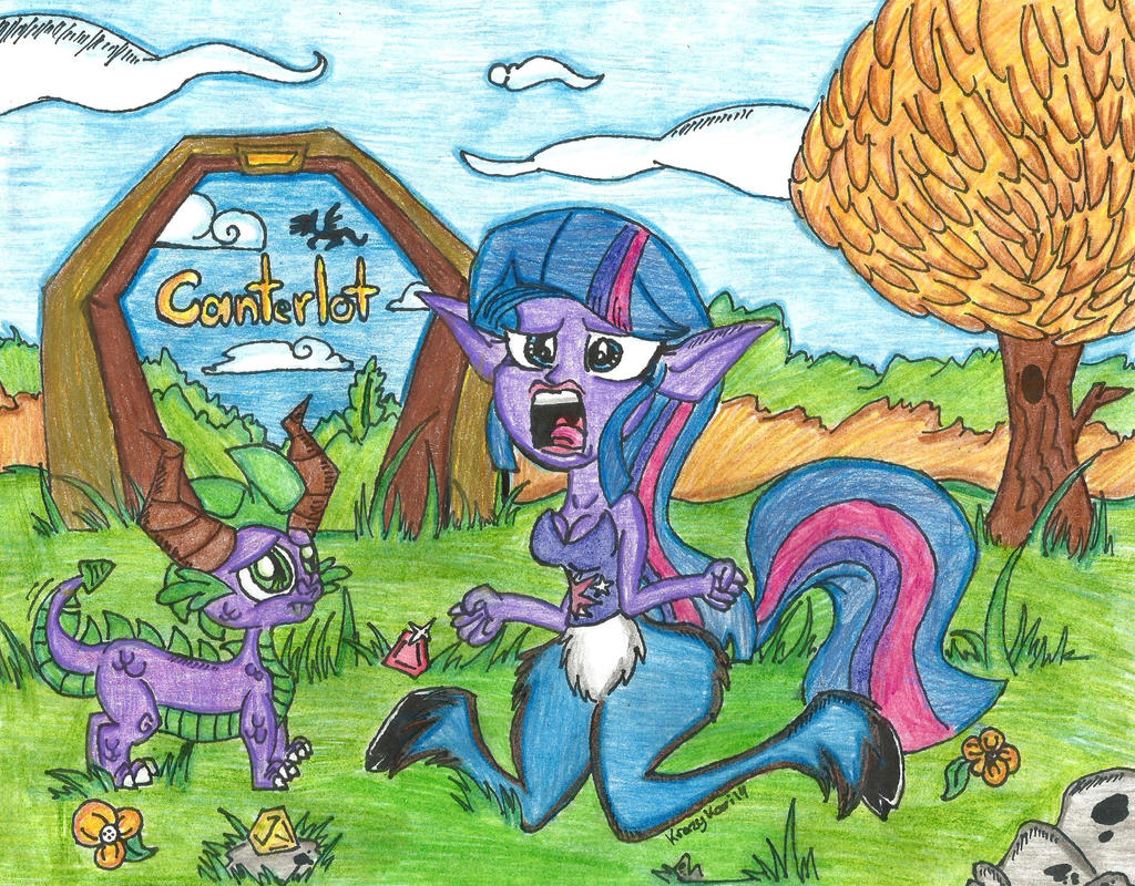 (MLP/SL)From Canterlot to Summer Forest!(Colored)