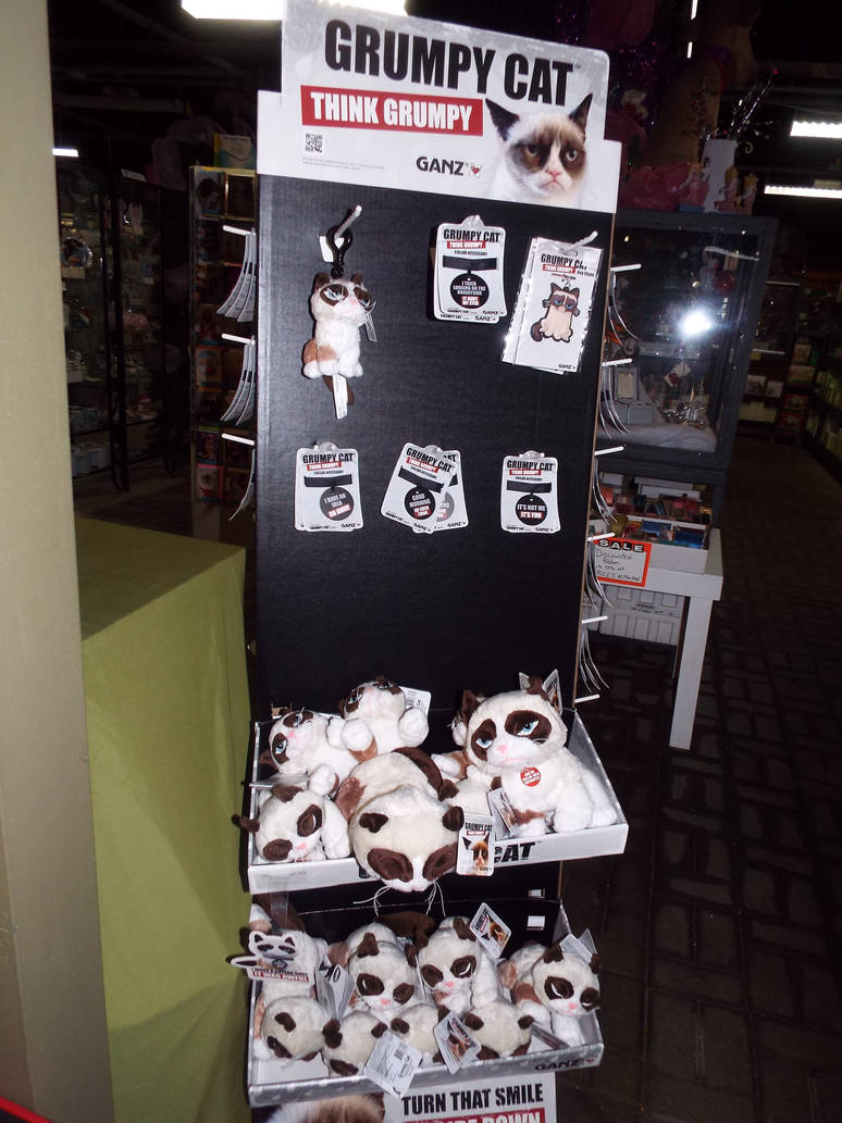 Grumpy Cat Merch Stand by KrazyKari on DeviantArt