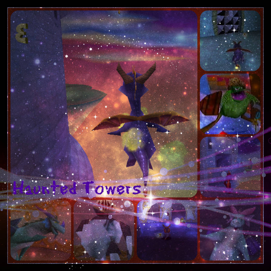 ( Spyro ) Haunted Towers Collage by KrazyKari on DeviantArt
