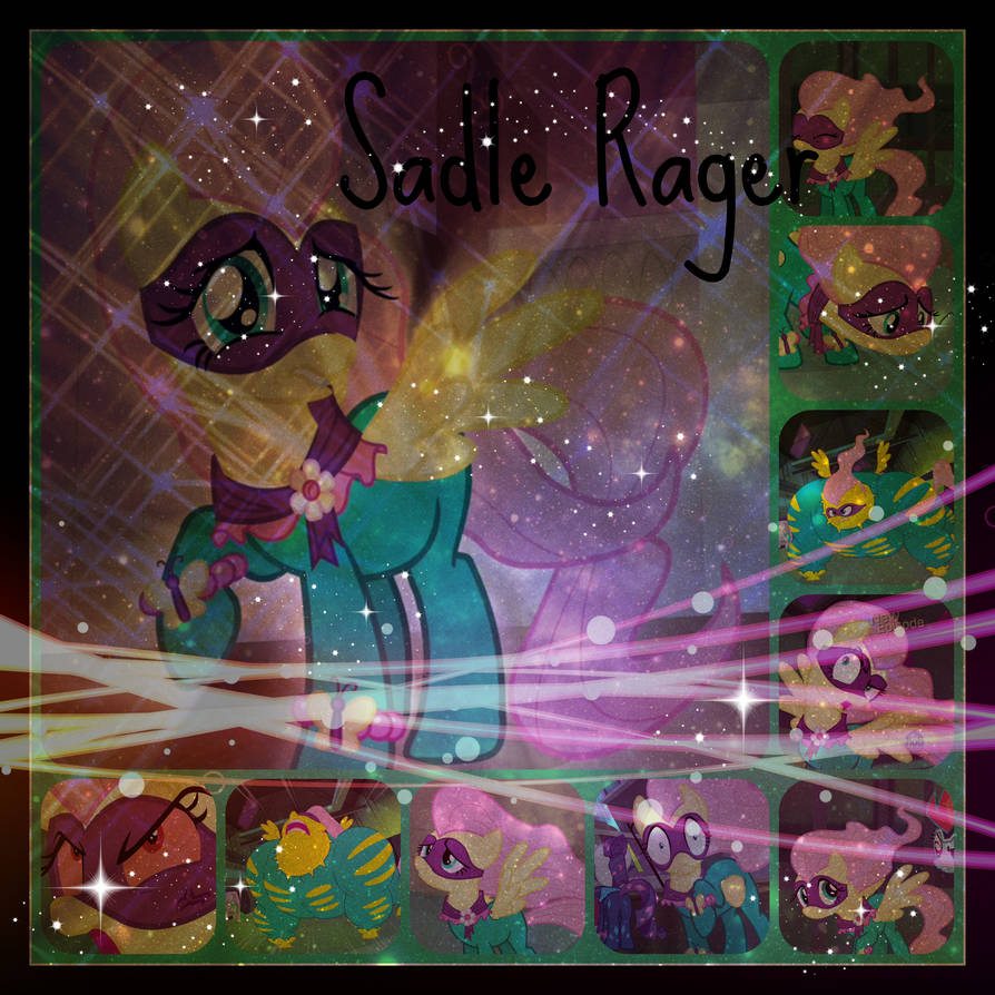 The Raging Saddle Ranger ( MLP ) Saddle Rager Collage by KrazyKari on DeviantArt