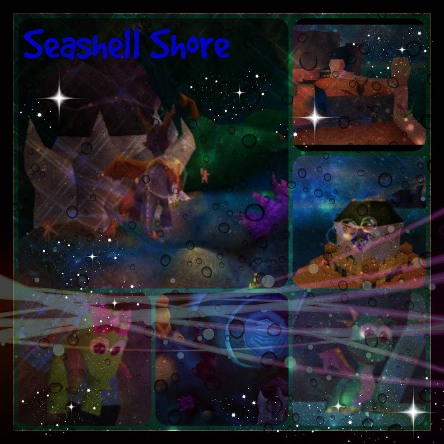( Spyro ) YoTD SeaShell Shore Collage by KrazyKari on DeviantArt