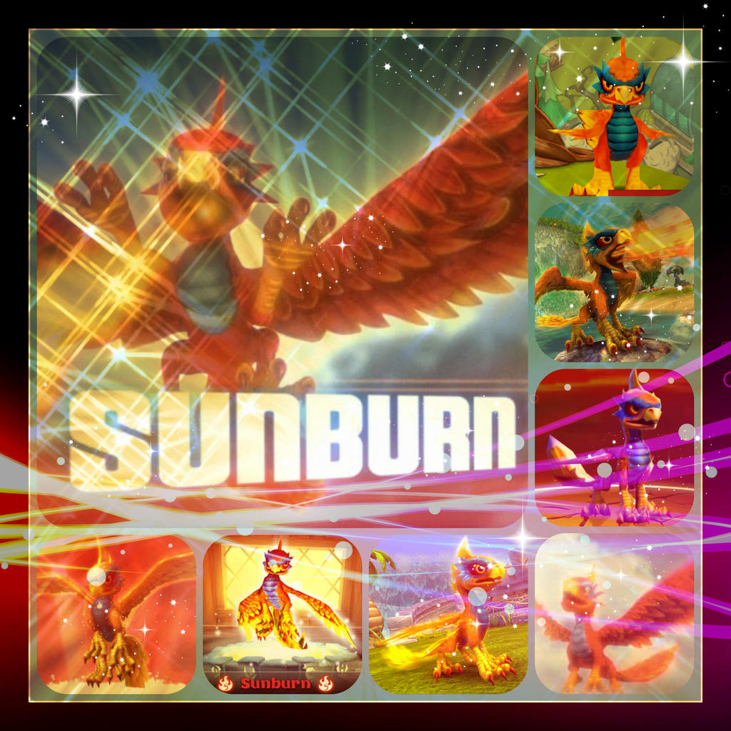Skylanders Sunburn Collage By KrazyKari On DeviantArt skylanders-sunburn-collage-by-krazykari-on-deviantart