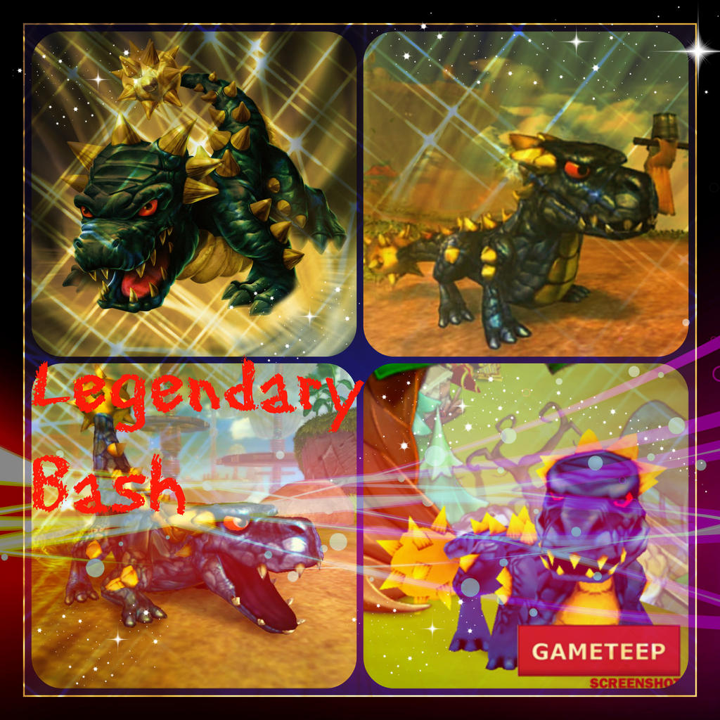 Legendary Mbash ( Skylanders ) Legendary Bash Collage by KrazyKari on DeviantArt