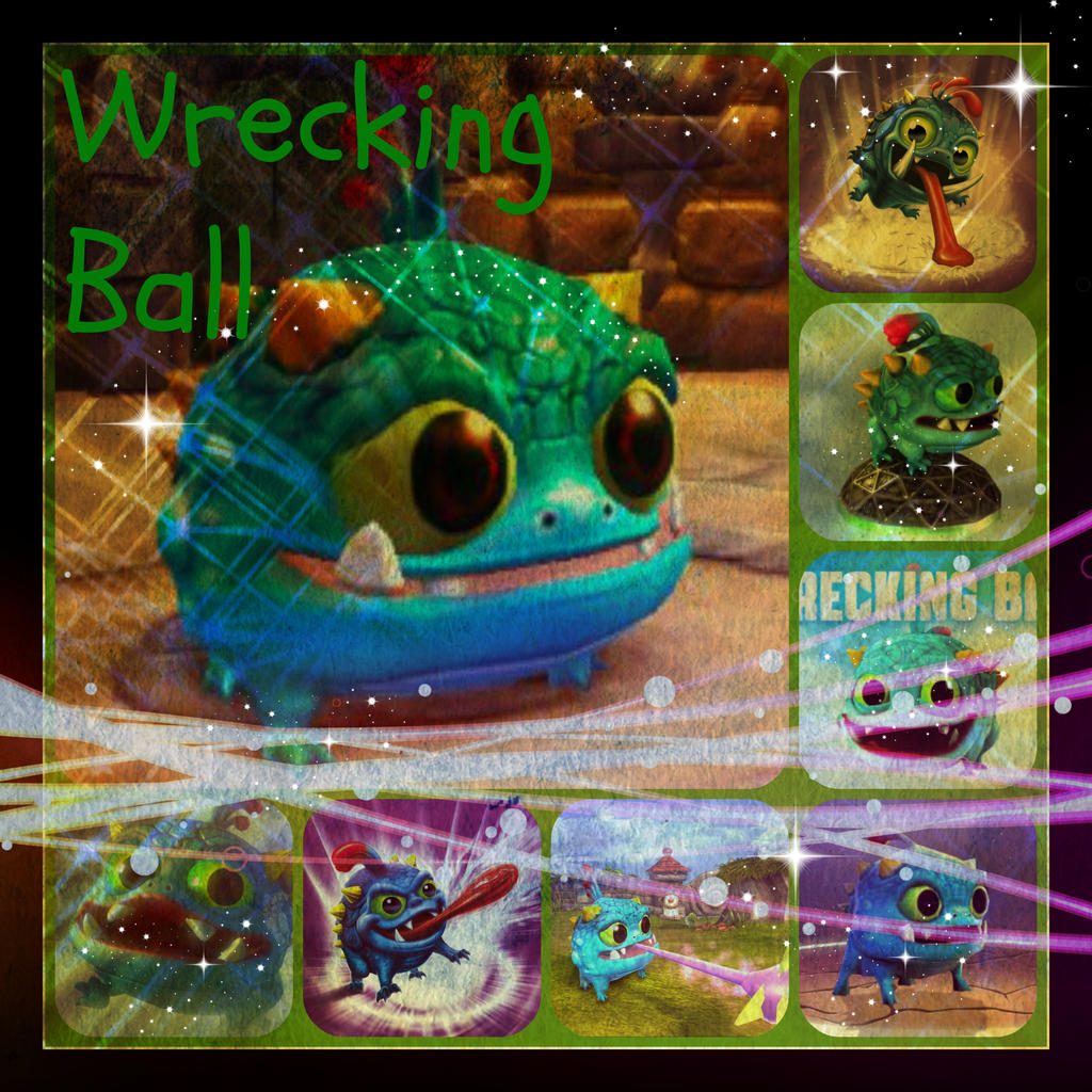 Skylanders Wrecking Ball Collage By KrazyKari On DeviantArt skylanders-wrecking-ball-collage-by-krazykari-on-deviantart