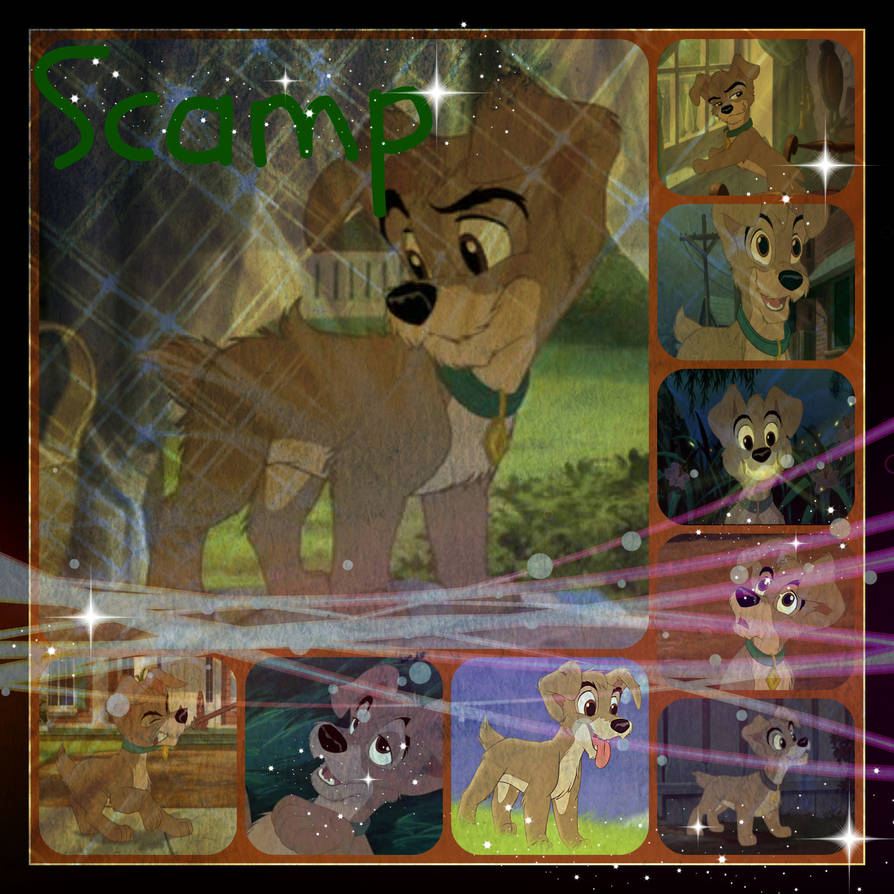 ( Lady and the Tramp 2 ) Scamp Collage by KrazyKari on DeviantArt