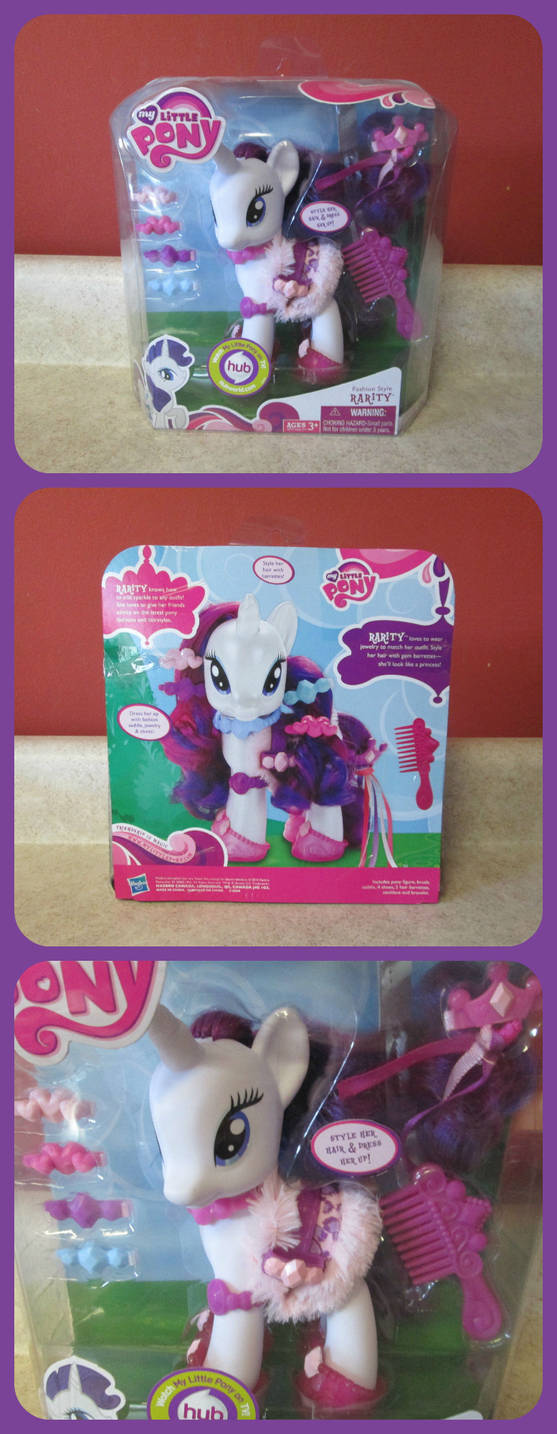 ( MLP ) Rarity NIB Fashion Style Toy by KrazyKari on DeviantArt