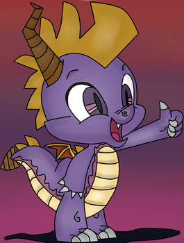 ( MLP/ Spyro ) Spyro the Dragon Gives a Thumbs Up!