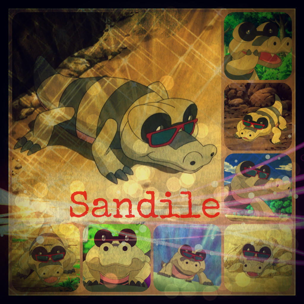 ( Pokemon ) Sandile Collage by KrazyKari on DeviantArt