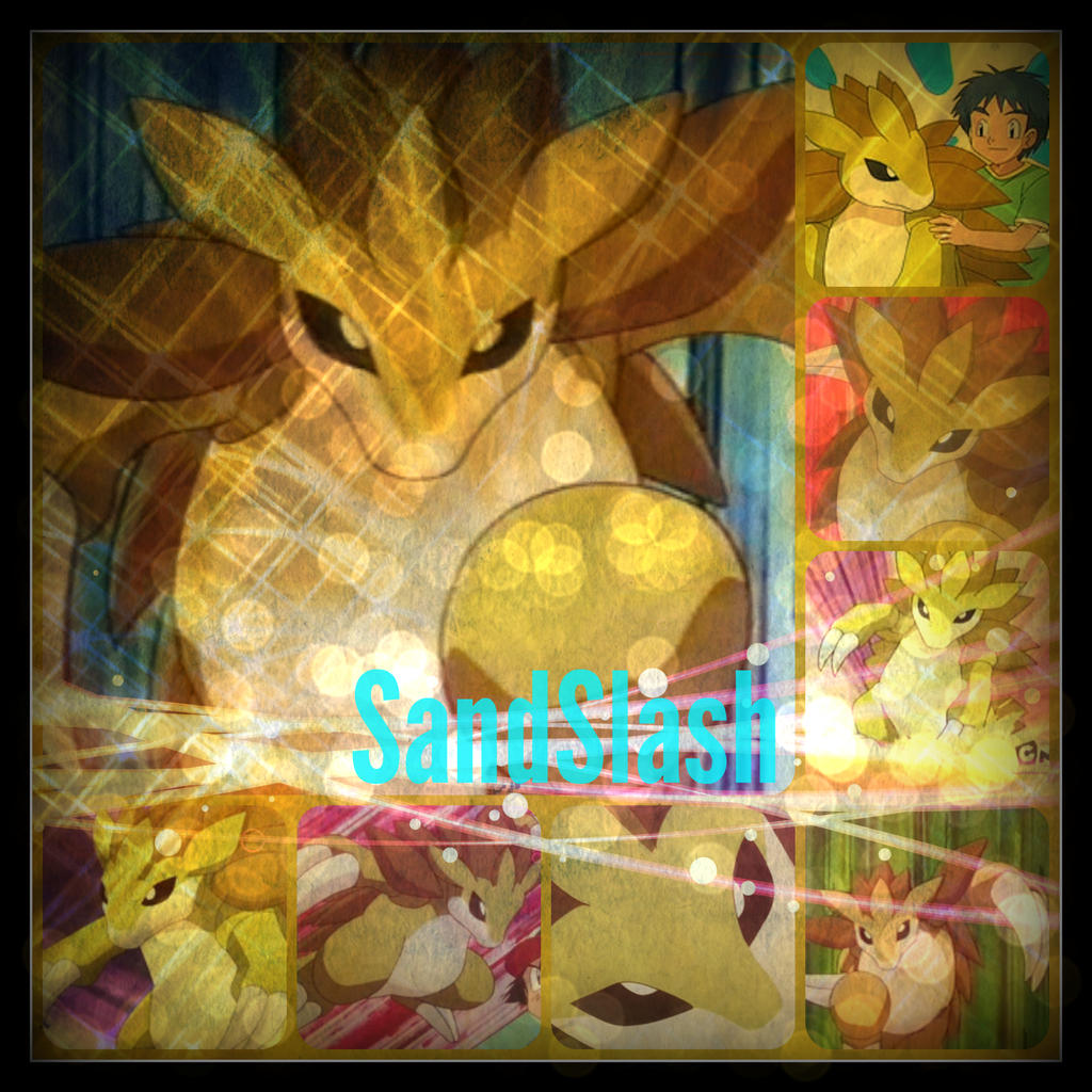 Pokemon 28 ( Pokemon ) Sandslash Collage by KrazyKari on DeviantArt