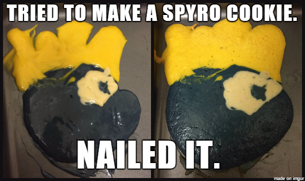 ( Spyro the Dragon ) Cookie Fail Meme