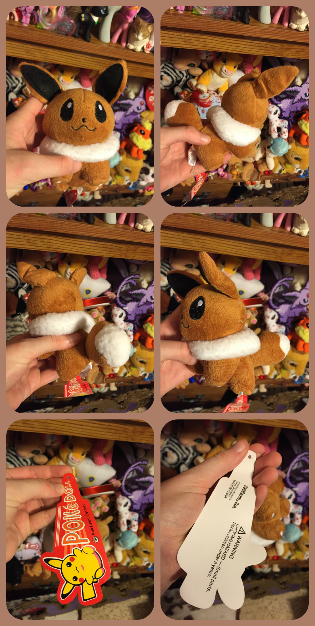 ( Pokemon ) Pokedoll Eevee Bootleg Plush Toy