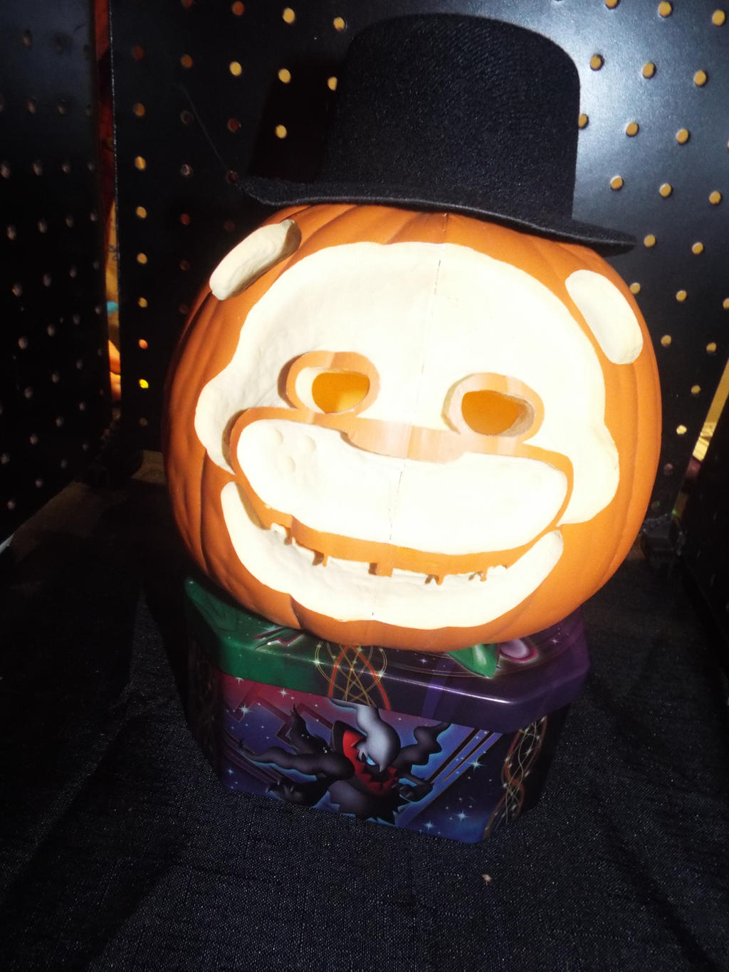 (FNAF ) Freddy Fazbear Pumpkin Carving by KrazyKari on DeviantArt
