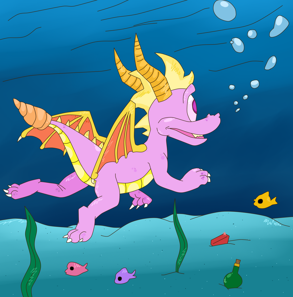 ( Spyro ) Swimming in Aquaria Towers Collab