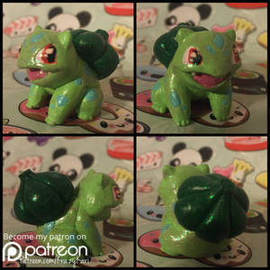 Shiny Bulbasaur Custom Handpainted Figure