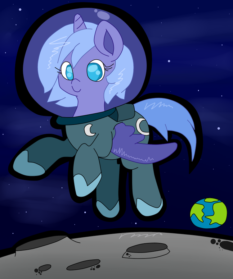 ( MLP ) Filly Luna in Space Collab