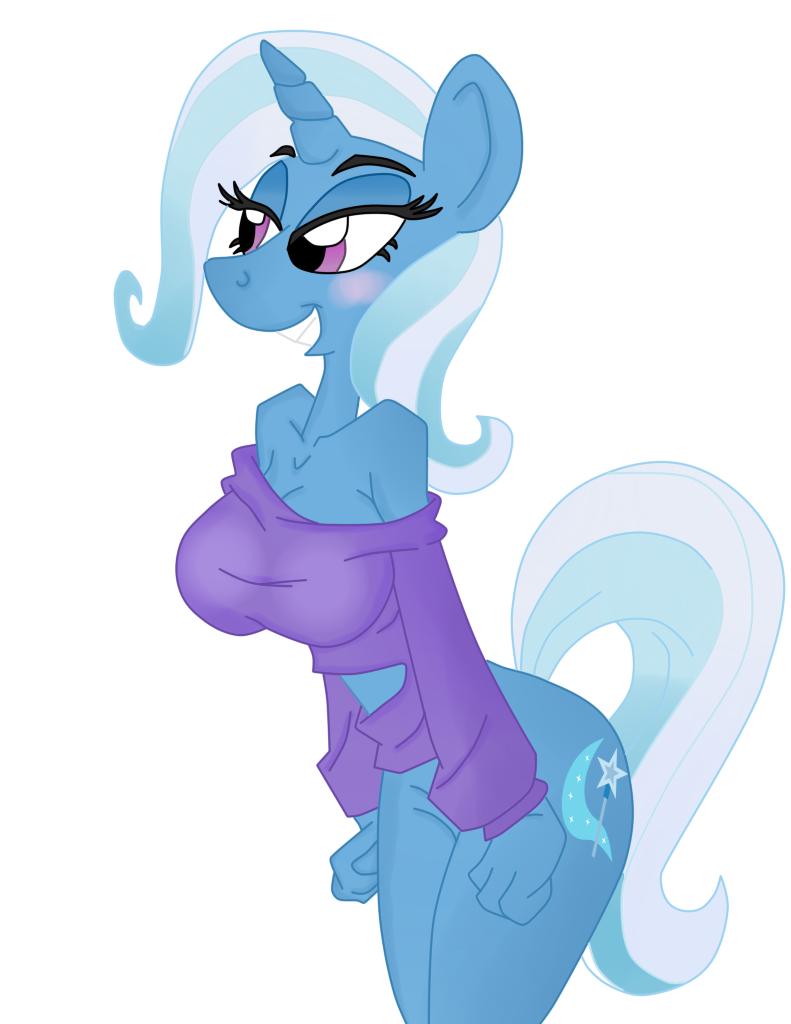 ( MLP ) A Sexy Anthro Trixie Collab