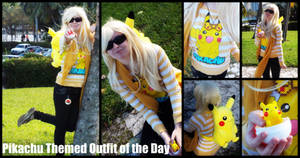 Pikachu Winter Themed Outfit of the Day