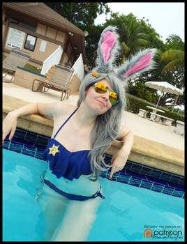 Officer Judy Hopps Bikini Cosplay (Zootopia)