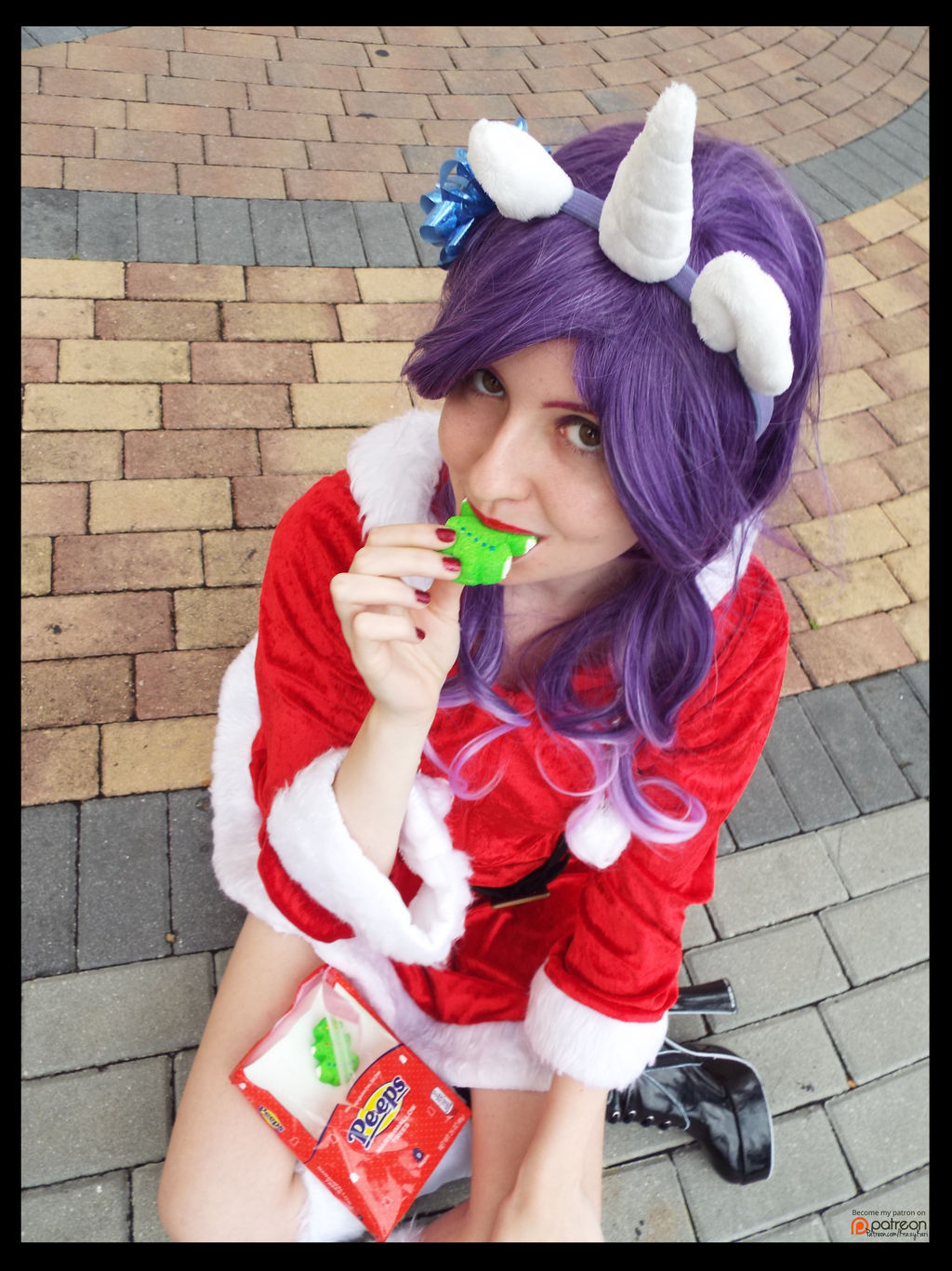 (MLP) Santa Themed Rarity Cosplay #2 by KrazyKari on DeviantArt