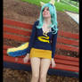 (MLP) Lyra Heartstrings Sitting on a Bench Cosplay