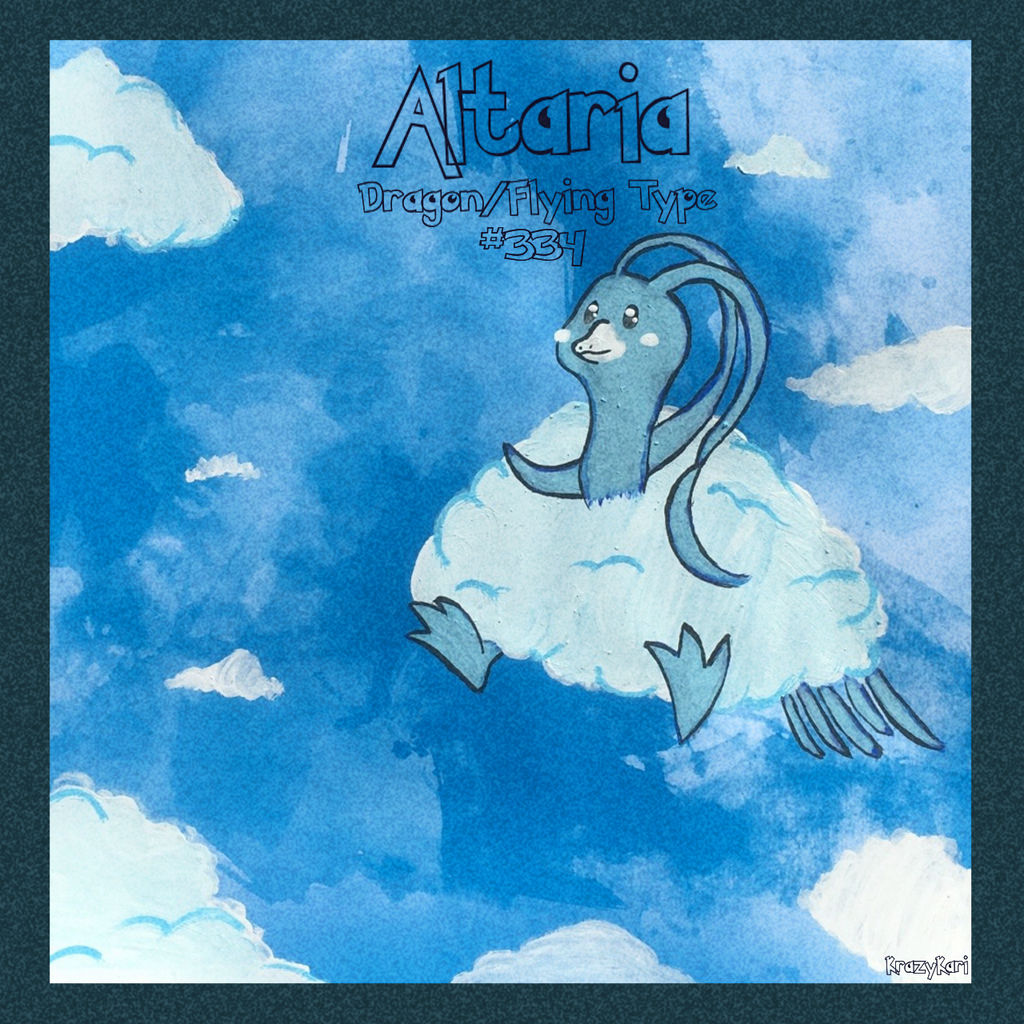 (Pokemon) Altaria Dragon/Flying Type by KrazyKari on DeviantArt