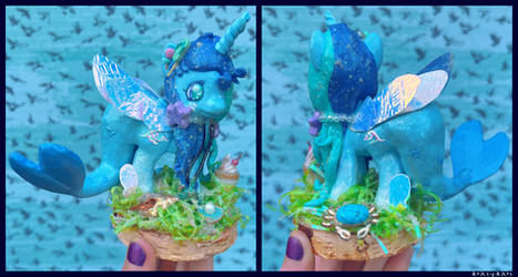 (MLP) Vaporwave Custom Figurine