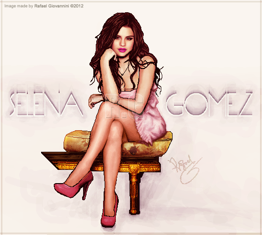 Selena Gomez in Pixel Art