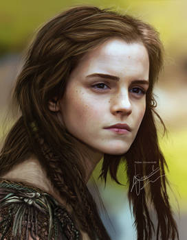 Digital Painting - Emma Watson as Ila in Noah