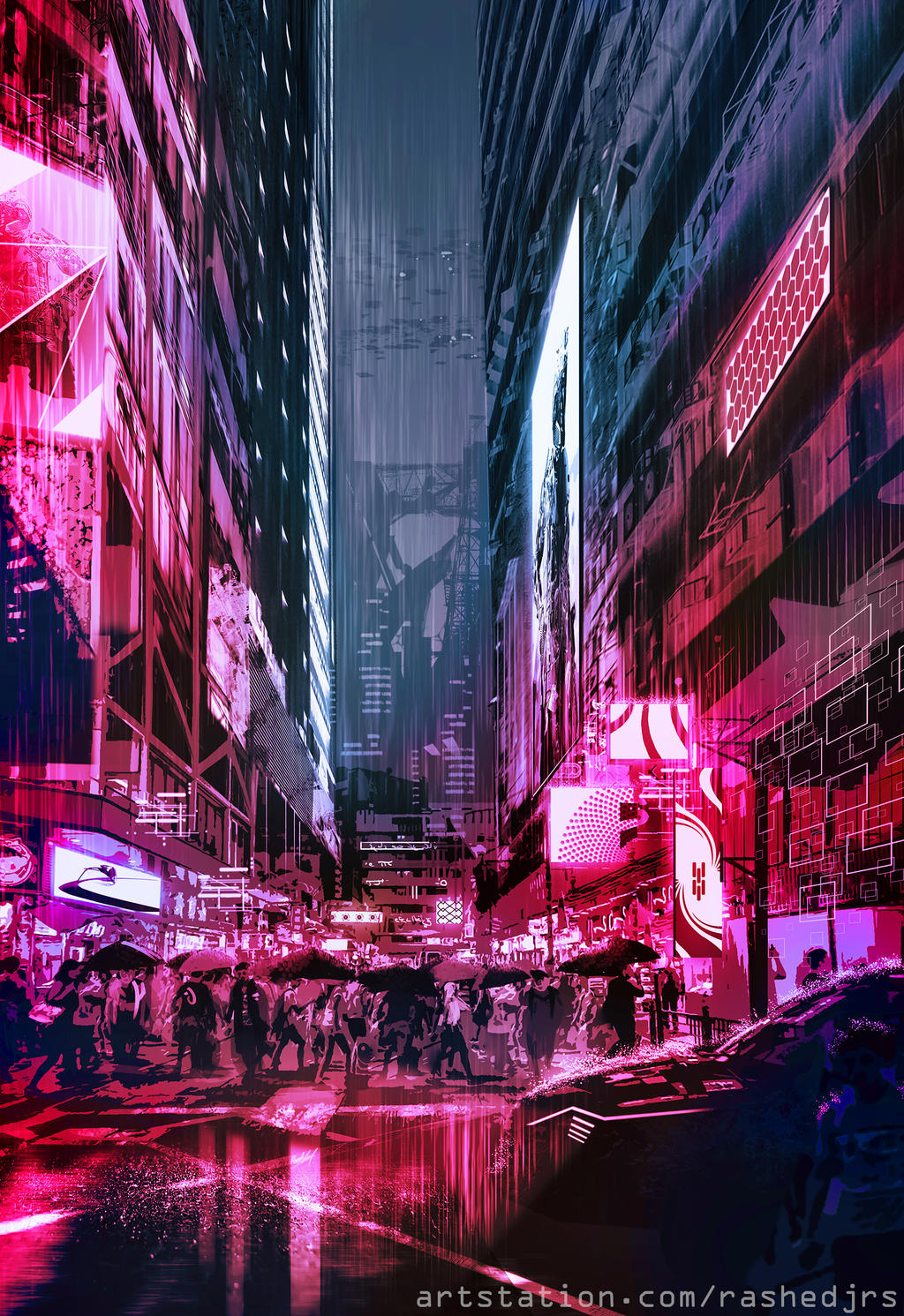 Cyber-city by Rashedjrs on DeviantArt