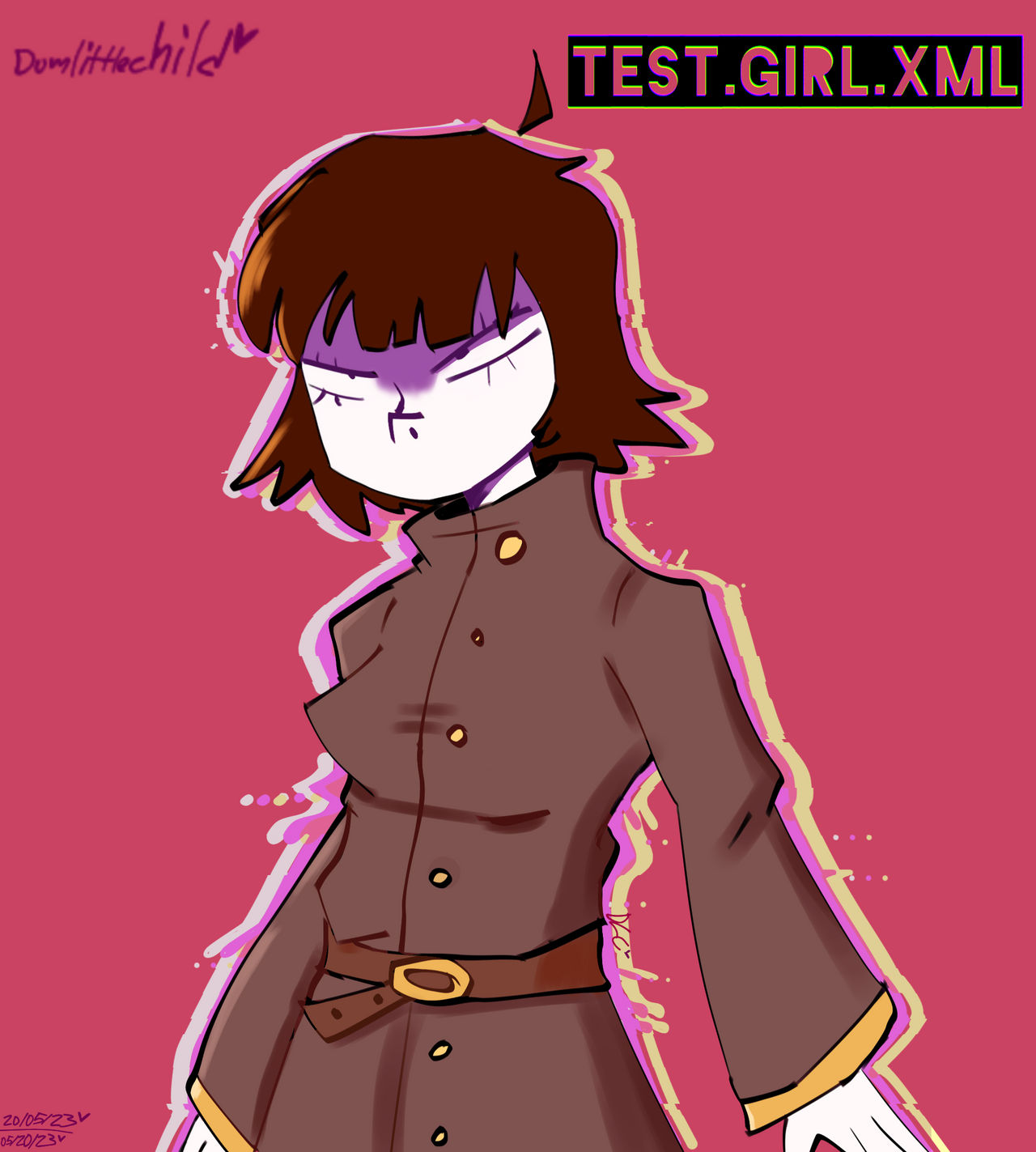 Test Out Lady Test Girl redesign by Dumlittlechild on DeviantArt